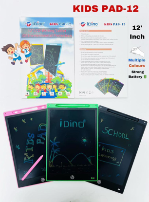 Agrandir l'image de TABLETTE D'ECRITURE POUR ENFANT - IDINO KIDS PAD 12 - 9"- 3 Mois de garantie Image de TABLETTE D'ECRITURE POUR ENFANT - IDINO KIDS PAD 12 - 9"- 3 Mois de garantie