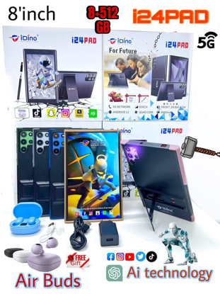 Agrandir l'image de Tablette iDino i24Pad – 512Gb ROM – 8GB RAM – 4000mAh - 3 Mois de garantie Image de Tablette iDino i24Pad – 512Gb ROM – 8GB RAM – 4000mAh - 3 Mois de garantie