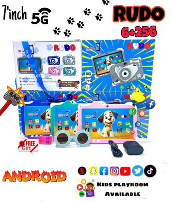 Image de Tablette Android pour enfants BEBE TAB Rudo – 256 Go ROM – 6 Go RAM – 3000 mAh – SIM unique