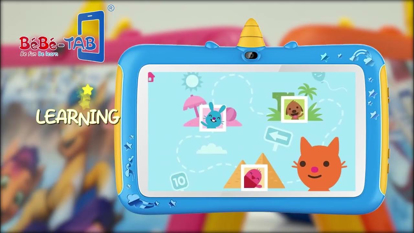 Agrandir l'image de Tablette Educative pour enfants BEBE TAB   B69s – 128 Go ROM – 4 Go RAM – 3000 mAh – SIM unique Image de Tablette Educative pour enfants BEBE TAB   B69s – 128 Go ROM – 4 Go RAM – 3000 mAh – SIM unique