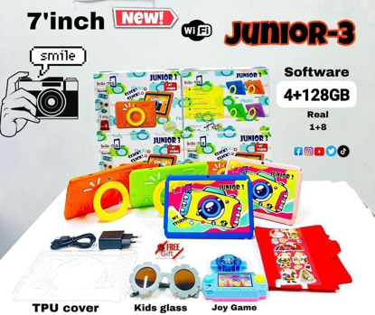 Agrandir l'image de Tablette educative  Bebe Tab Junior 3 - 128GB/4GB RAM - 3000mAh - 3 Mois de Garantie Image de Tablette educative  Bebe Tab Junior 3 - 128GB/4GB RAM - 3000mAh - 3 Mois de Garantie