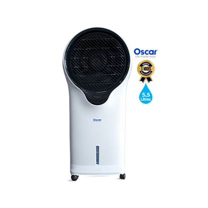 Agrandir l'image de Refroidisseur d'air - OSCAR- OSC-2902 - 5,5 litres - Blanc-Noir Garantie 06 mois Image de Refroidisseur d'air - OSCAR- OSC-2902 - 5,5 litres - Blanc-Noir Garantie 06 mois