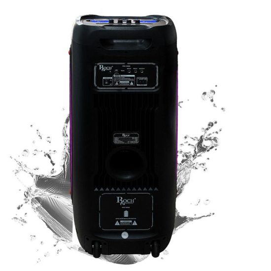 Image sur Enceinte rechargeable ROCH RPS‑10M2S – 100 W – Bluetooth / USB / AUX / SD – Micro intégré – Batterie longue durée – Garantie 6 mois