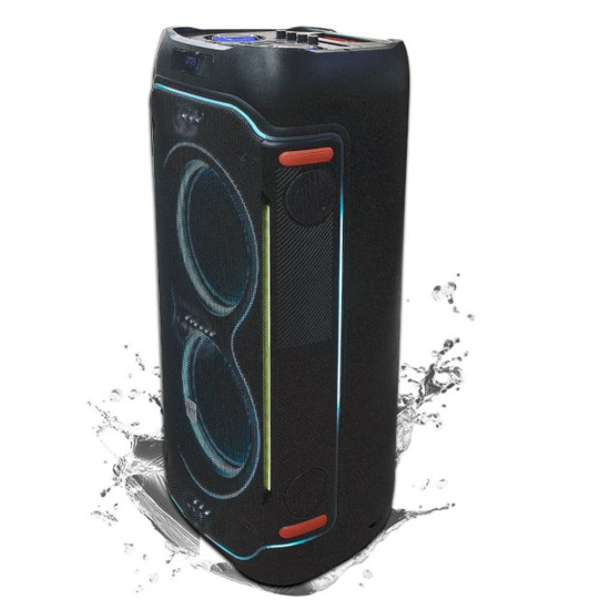 Image sur Enceinte rechargeable ROCH RPS‑10M2S – 100 W – Bluetooth / USB / AUX / SD – Micro intégré – Batterie longue durée – Garantie 6 mois