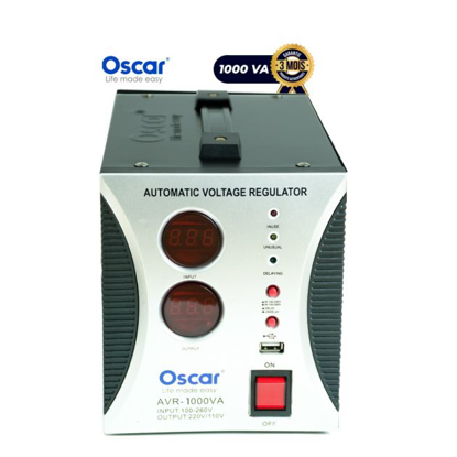 Agrandir l'image de REGULATEUR DE TENSION - OSCAR - AVR-1000VA - 3 MOIS Image de REGULATEUR DE TENSION - OSCAR - AVR-1000VA - 3 MOIS