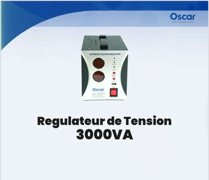 Agrandir l'image de REGULATEUR DE TENSION - 3000 VA OSCAR - 3 mois de garantie Image de REGULATEUR DE TENSION - 3000 VA OSCAR - 3 mois de garantie