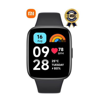 Agrandir l'image de Montre connectée - Xiaomi Redmi Watch 3 Active - Ecran LCD de 1,83 pouces - Résistant à l'eau 5 ATM - GPS - plus de 100 modes d'entraînement - moniteur de fréquence cardiaque - suivi de la condition physique à grande échelle - Appels bluetooth Image de Montre connectée - Xiaomi Redmi Watch 3 Active - Ecran LCD de 1,83 pouces - Résistant à l'eau 5 ATM - GPS - plus de 100 modes d'entraînement - moniteur de fréquence cardiaque - suivi de la condition physique à grande échelle - Appels bluetooth