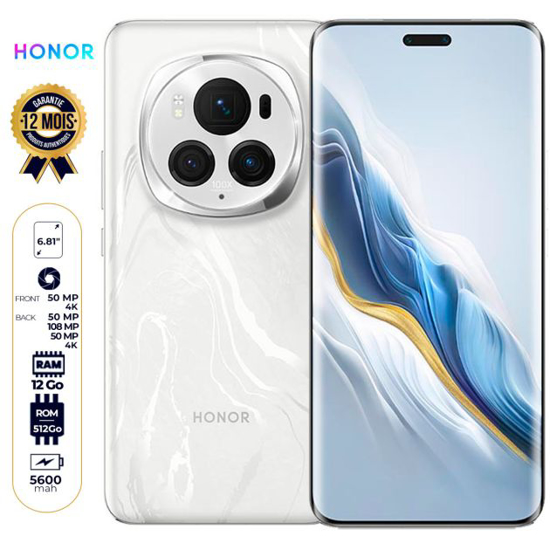 Image sur Honor Magic 6 Pro - 512 Go - 12Go RAM - 6,8'' - Double Nano SIM - 50MP+108MP+50 MP /50MP - 5600 mAh - Garantie 12 mois ( SUR COMMANDE )