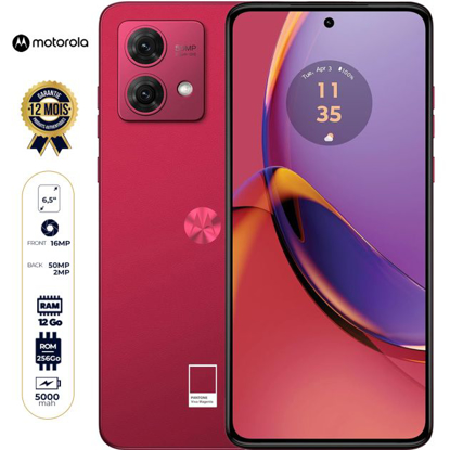 Image de Smartphone Motorola Moto G84 5G - 256 Go - 12Go RAM - 6,5 pouces - 50MP+2MP/16MP - Dual Nano SIM - 5000 mAh - Garantie 12 Mois