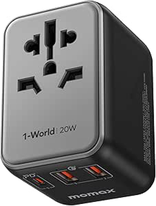 Agrandir l'image de Chargeur Universel Momax 1-World  20W - Garantie 3 mois Image de Chargeur Universel Momax 1-World  20W - Garantie 3 mois