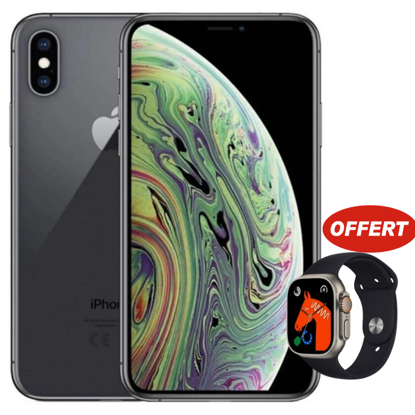 Image de Packs Apple iPhone XS Max - 256GB ROM - 4GB RAM - 12+12MP - 3174mAh + Montre connectée bluetooth