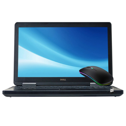 Image de Packs Ordinateur portable Dell Latitude E5540 15,6"- Core i5-2,5 GHz- 8 Go de RAM/500 Go de disque dur - Bluetooth ( Occasion ) + Souris Bluetooth