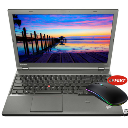 Image de Lenovo ThinkPad T540p 15,6 pouces - 2,6 GHz -Intel Core i5 4th Gen- 8 Go -500 GoHDD/8GBRAM ( Occasion ) + Souris - garantie 3 Mois