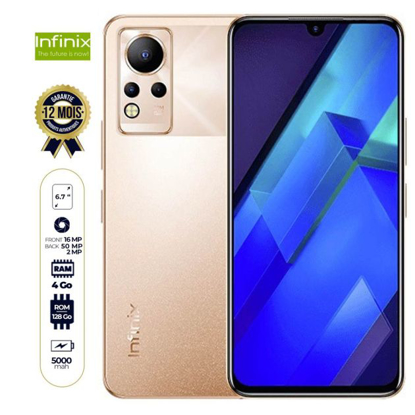 Image de Infinix Note 12 - 128 Go - 4Go Ram - 6.7" - 2 Nano SIM - 50MP/16MP - 5000mAh - 12 mois de garantie