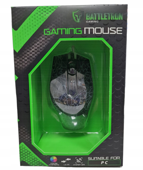 Image sur Souris de Jeu Battletron  Compatible avec  PC, PS4, Xbox ,One ,PS5, geek , Console -  Garantie 6 Mois