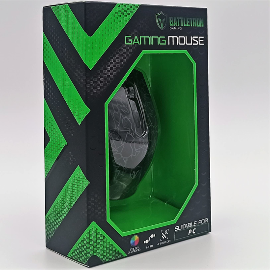Image sur Souris de Jeu Battletron  Compatible avec  PC, PS4, Xbox ,One ,PS5, geek , Console -  Garantie 6 Mois