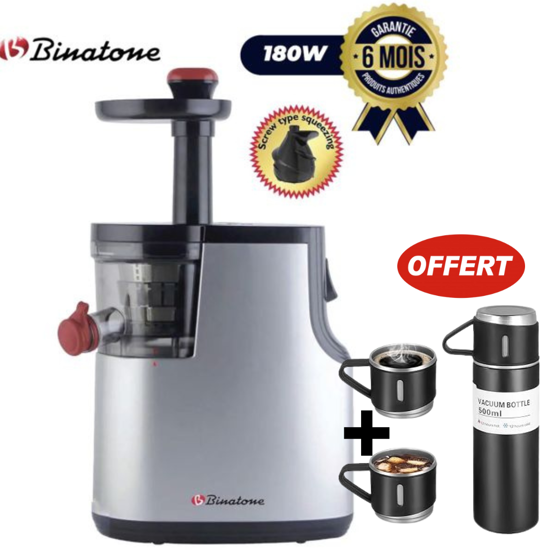 Image sur Packs BINATONE Extracteur de jus - SJ 900 + Gourde Isotherme 6 mos garantis