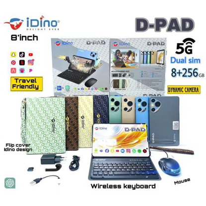 Image de Tablette IDINO – D Pad ( 6 / 256 GB ) 5G -8.0″+Carte SD sandisk 32G - 3 mois de garantie