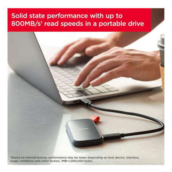 Image sur Disque dur externe SSD 1To SanDisk USB 3.0 - Garantie 3 Mois