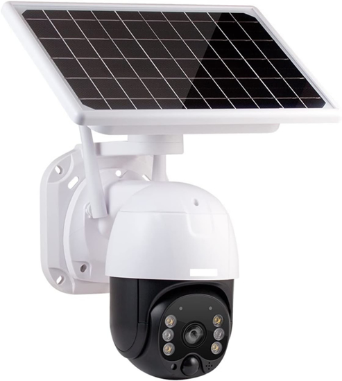 Image sur Caméras de Surveillance Extérieures Carte Sim Caméra Support 12000mah