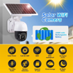 Image sur Caméras de Surveillance Extérieures Carte Sim Caméra Support 12000mah