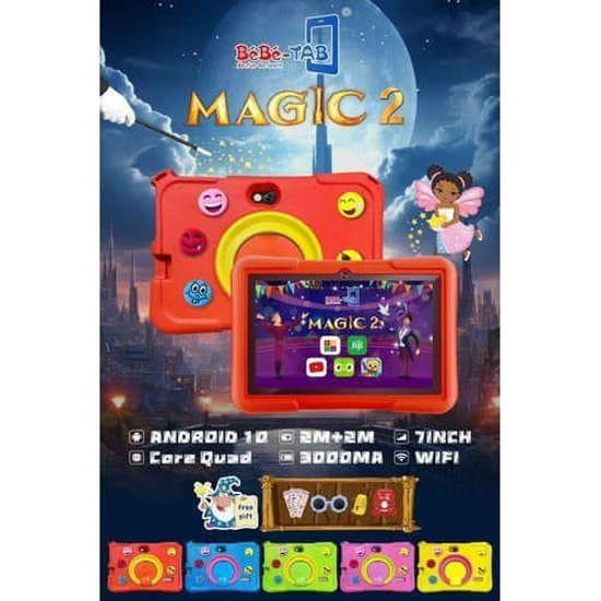 Image sur Bebe-Tab Magic 2 - Tablette educative incassable – 7 Pouces – 4GB RAM/ 128Go – Jeux + Sac Dos Offert