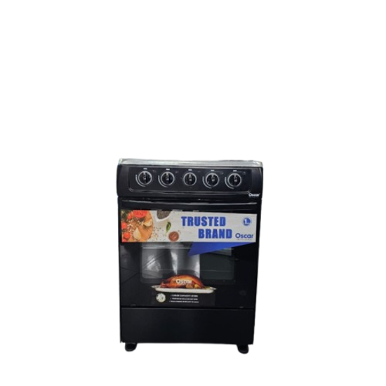 Image sur Cuisinière à Gaz Oscar – 4 foyers – 50×60 cm – Allumage automatique – Noir Garantie : 06 mois
