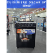 Image sur Cuisinière à Gaz Oscar – 4 foyers – 50×60 cm – Allumage automatique – Noir Garantie : 06 mois