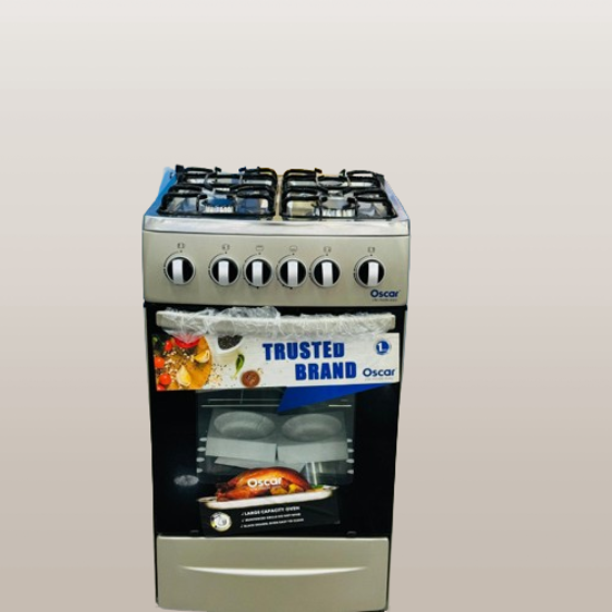 Image sur Cuisinière automatique Oscar 50x50 - 4 foyers couleur champage Garantie 06 mois