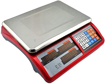 Image sur Balance de cuisine électronique 30 kg/5 g, haute précision, prix des produits, en acier inoxydable, avec fonction tare et zéro LED. Rouge - 30 kg/5 g