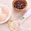 Image sur Balance De Cuillère De Mesure électronique, Outil De Balance De Pesage LCD Affichage Numérique échelle De Cuillère Portable 500g / 0.1g pour Ustensiles De Cuisine Blanc
