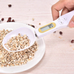 Image sur Balance De Cuillère De Mesure électronique, Outil De Balance De Pesage LCD Affichage Numérique échelle De Cuillère Portable 500g / 0.1g pour Ustensiles De Cuisine Blanc