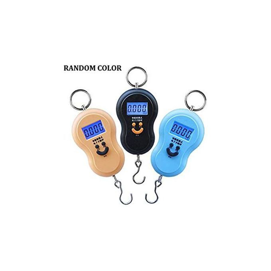 Image sur Balance Electronique Numérique LCD 50 Kg - Pèse Poids Bagage Bascule - Bleu
