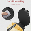 Image sur Crêpière électrique de cuisine FLEAGE, 1400 W, antiadhésive, pour chapati et tortilla, presse à tortilla de 25 cm, avec indicateur LED