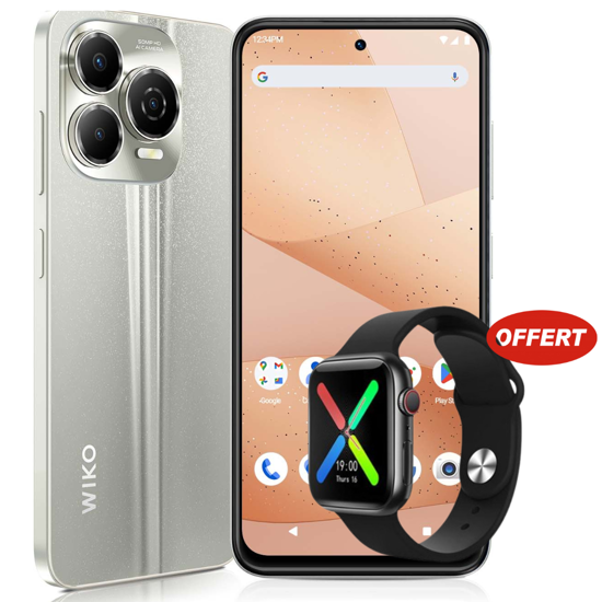 Image sur Packs  TCL 20 5G - 256GB ROM - 6GB RAM - 2SIM - 48+8+2MP - 4500mAh - Garantie 12 Mois + Montre connecté à plusieurs bracelets