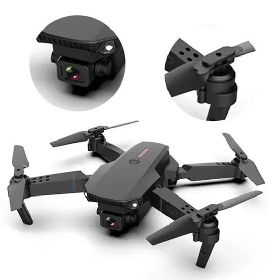 Image sur Drone E88 Pro avec lumière pour enfant adulte – WiFi FPV 4K HD