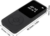 Image sur Lecteur MP3 MP4 avec Bluetooth 5.0, écran LCD 1,77 pouces, lecteur de musique numérique HiFi sans perte, support radio FM, enregistreur, ebook, haut-parleur HD, sport, et autres)