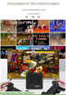 Image sur console de jeu G11 Pro Game tv Box, 32 000 jeux intégrés, 40 émulateurs, console de jeu rétro HDMI 4K avec manettes sans fil 2,4 GHz, console de jeu portable Plug and Play, cadeau pour homme et mari (64 Go)