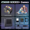 Image sur console de jeu G11 Pro Game tv Box, 32 000 jeux intégrés, 40 émulateurs, console de jeu rétro HDMI 4K avec manettes sans fil 2,4 GHz, console de jeu portable Plug and Play, cadeau pour homme et mari (64 Go)