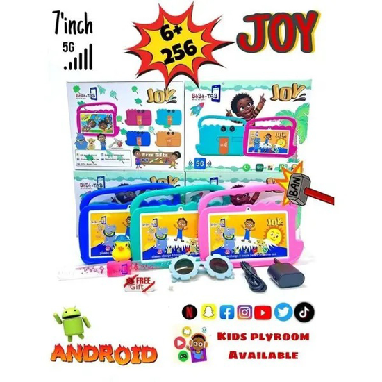 Image sur Tablette Educative Bebe Tab JOY – 7″ -256/6Go – 3000mah – 03 mois De Garantie