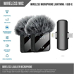 Image sur Microphone Lavalier Professionel sans Fil TX F15-2, -40 dB, pour les Live show, interview, vlogs, vidéos courtes