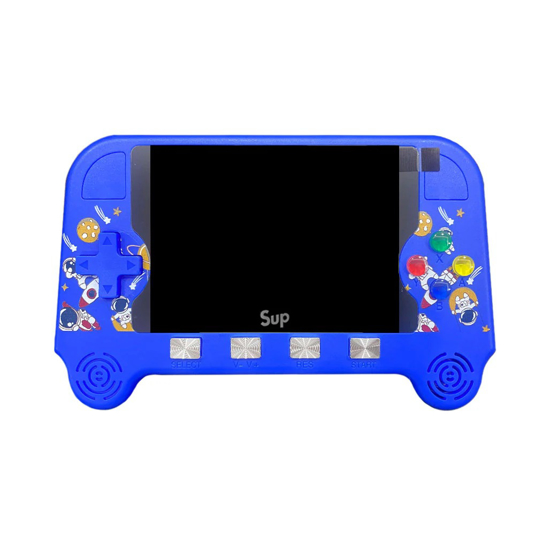 Image sur Console de jeu rétro classique SUP F3 | Console portable 400 en 1 avec écran HD 5 pouces, joystick et connexion TV