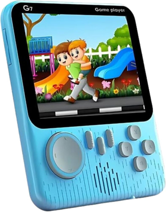 Image de Mini console portable 600 jeux en 1 - écran 3.5 pouces - Game Box G7 avec manette