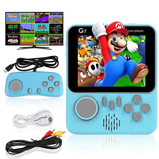 Image sur Mini console portable 600 jeux en 1 - écran 3.5 pouces - Game Box G7 avec manette