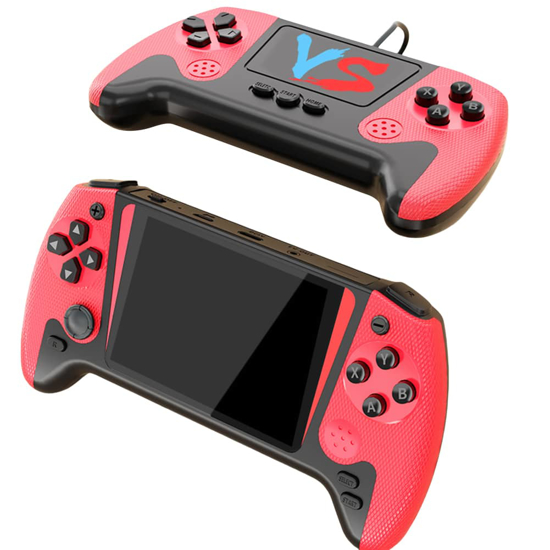 Image sur Mini-jeux vidéo portables rétro 500 en 1 pour enfants, lecteur de jeux vidéo de qualité supérieure, jeu vidéo TV pour enfants, cadeau idéal, multicolore