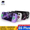 Image sur Console de jeux portable E6plus 64 Go + 20 000 jeux 5 pouces, compatible avec la connexion TV ANDROID