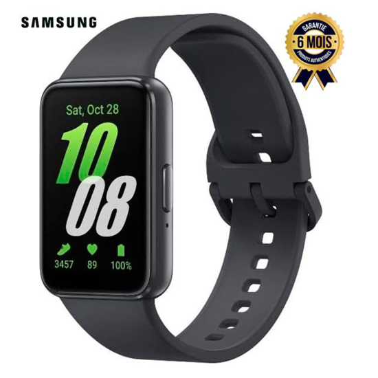 Image sur Montre connectée - Samsung Galaxy Fit 3 - 1.6" - 5ATM - Surveillance de santé - IP68 - Plus de 100 modes d'entraînement - Bluetooth V5.3 - Notifications instantanées (Livrée entre 03 et 05 jours)