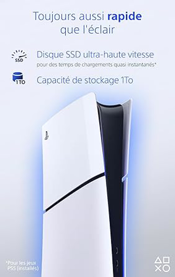 Image sur Playstation Sony, 5 Édition Numérique, 1To , PS5 avec 1 Manette Sans Fil DualSense