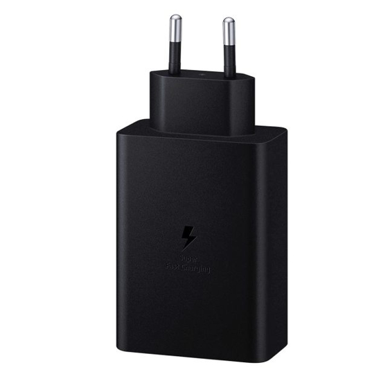 Image sur Boitier de charge à 03 ports SAMSUNG - 65W - Noir - 02 ports USB type C - 01 port USB type A