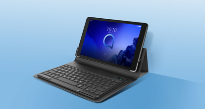 Image de Tablette Alcatel 3T 10,1" Smart 8094M (32 Go, 2 Go) avec clavier Bluetooth et étui de protection, batterie 5 500 mAh, 4G
